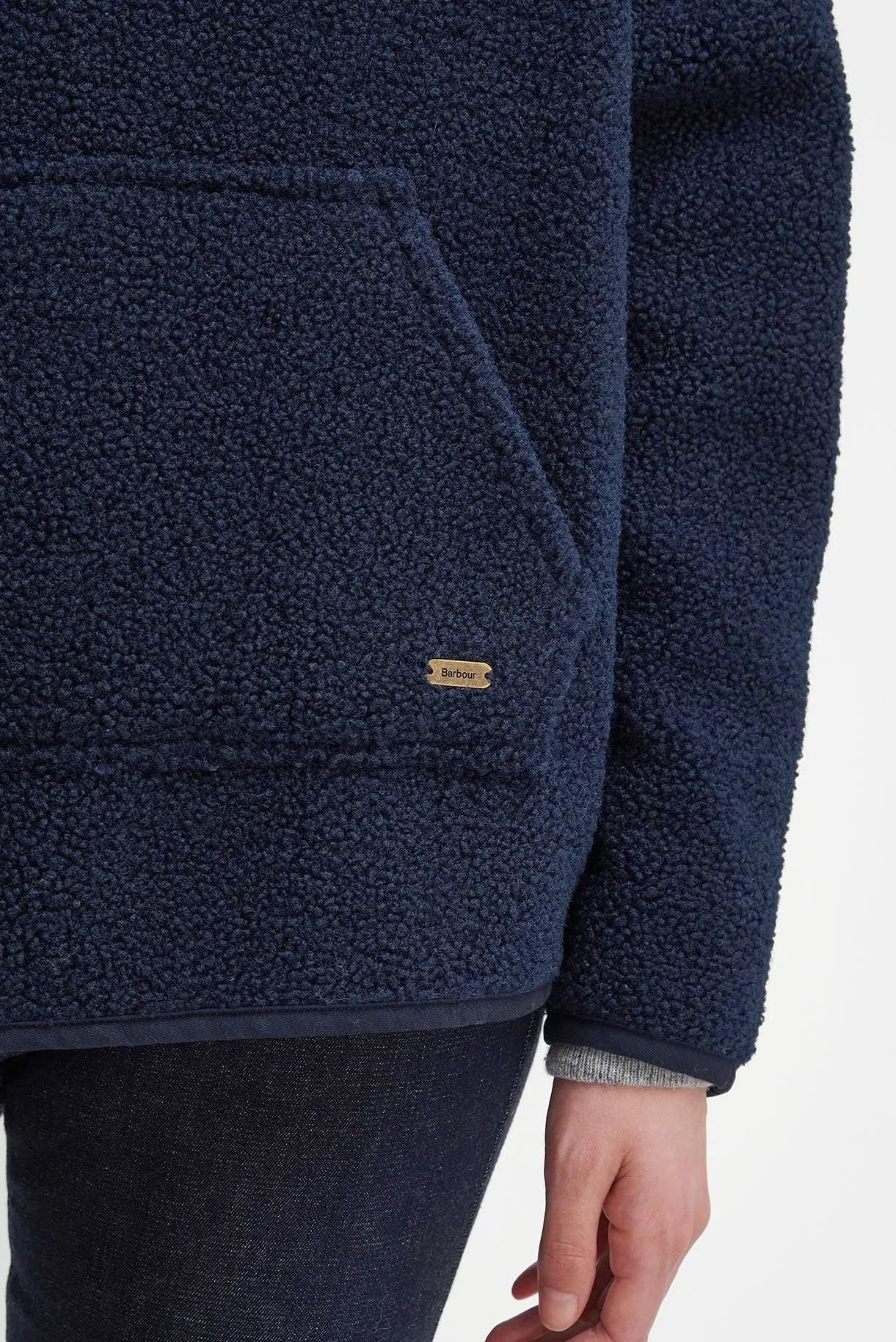 Barbour Fleece Woodside Sherpa Fleece in Navy LOL0615NY73