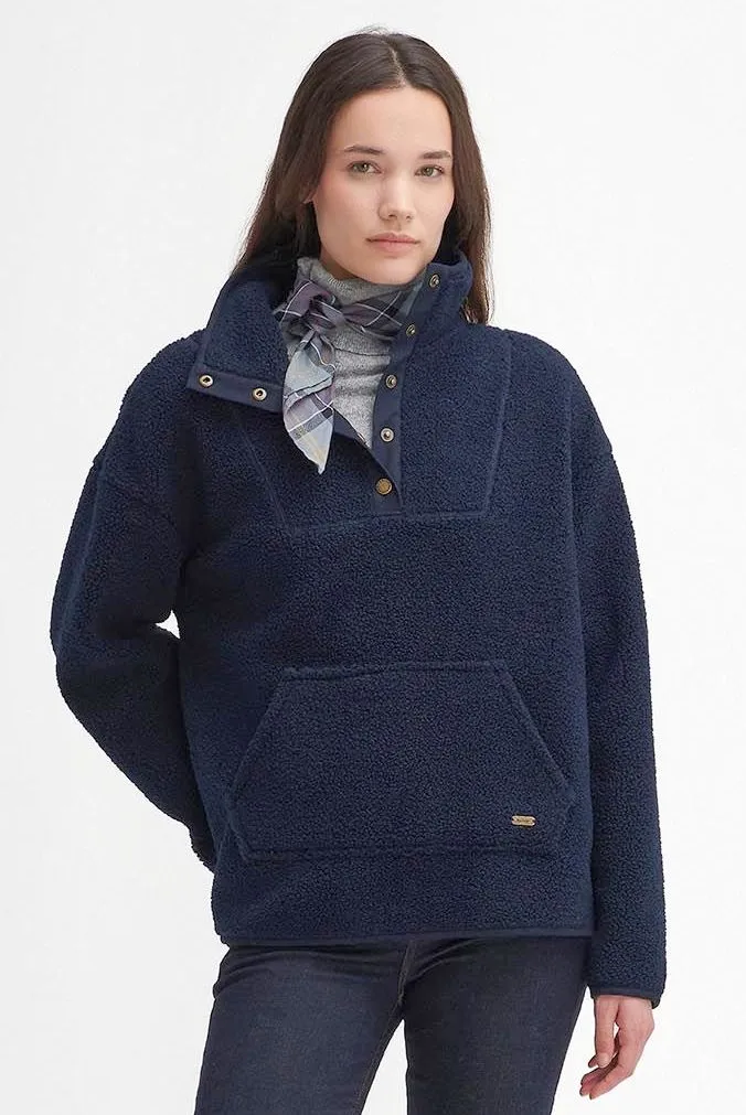 Barbour Fleece Woodside Sherpa Fleece in Navy LOL0615NY73