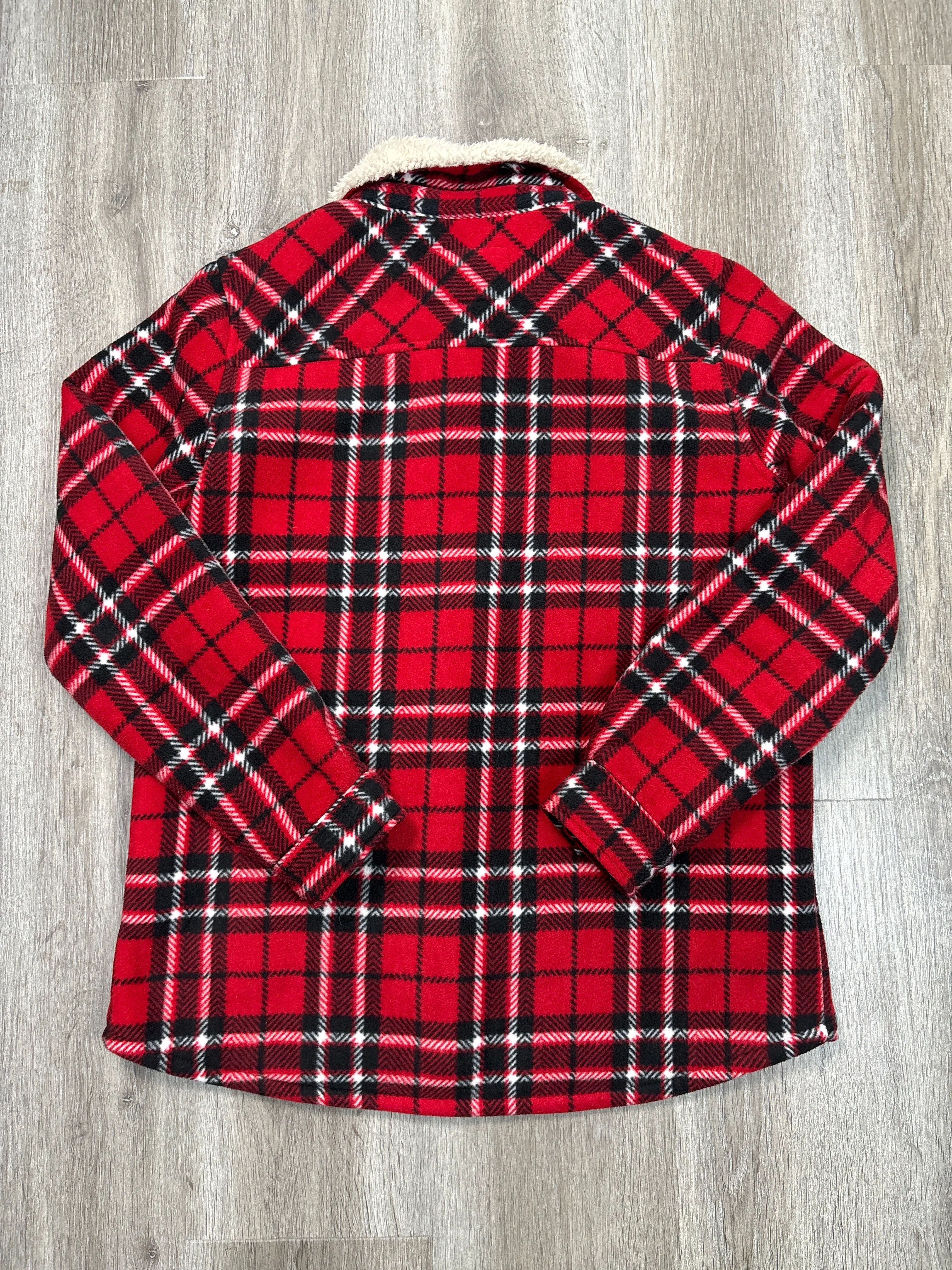 Coat Faux Fur & Sherpa By Soho Threads In Red, Size: S