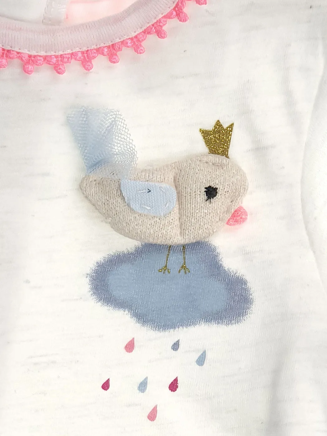 Coton baby's dress - CM30083 White