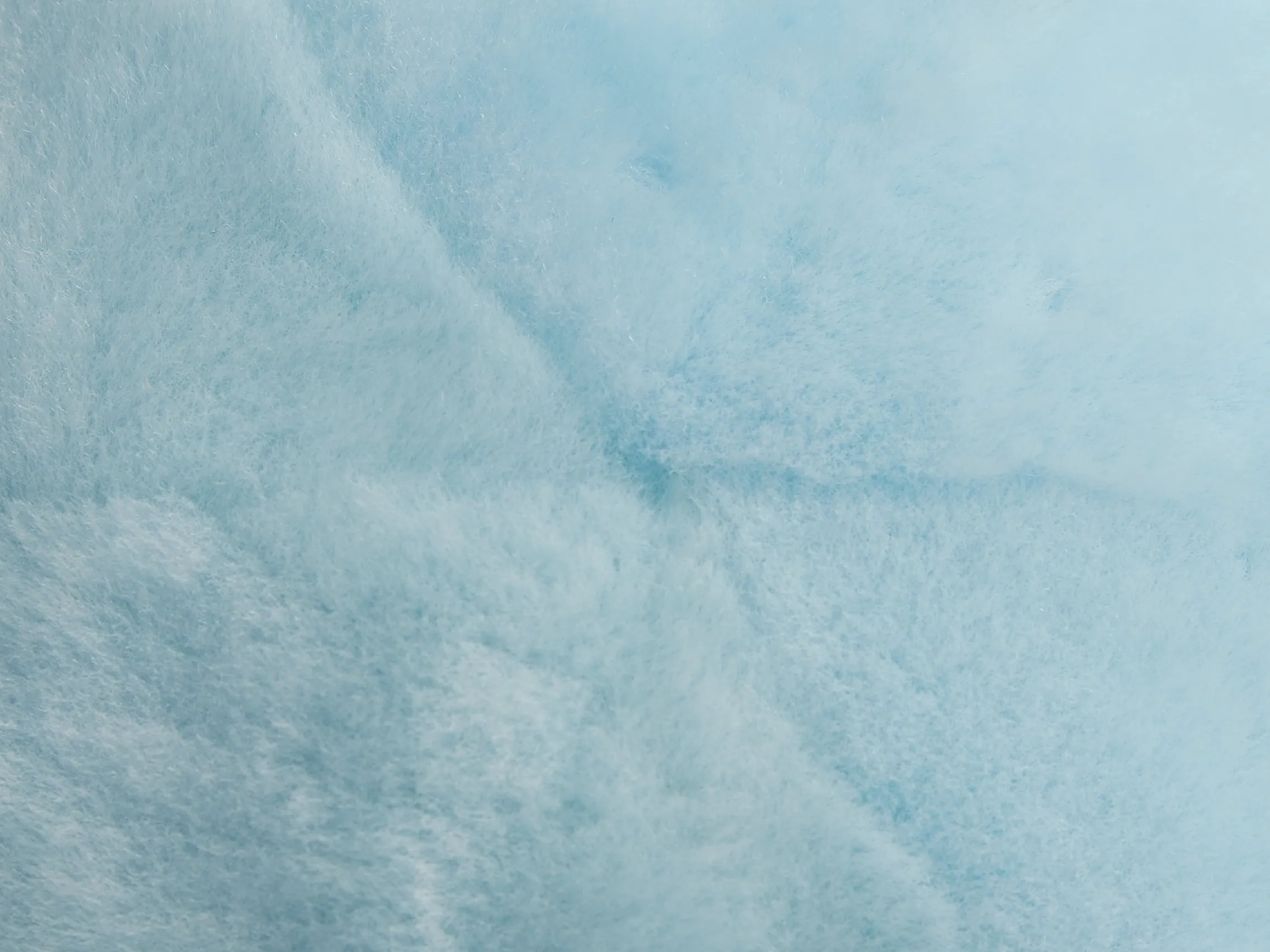 le FLEUR* Shearling Sphere Pillow (Geneva Blue)
