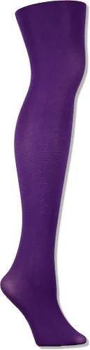 Microfiber Opaque Purple Tights
