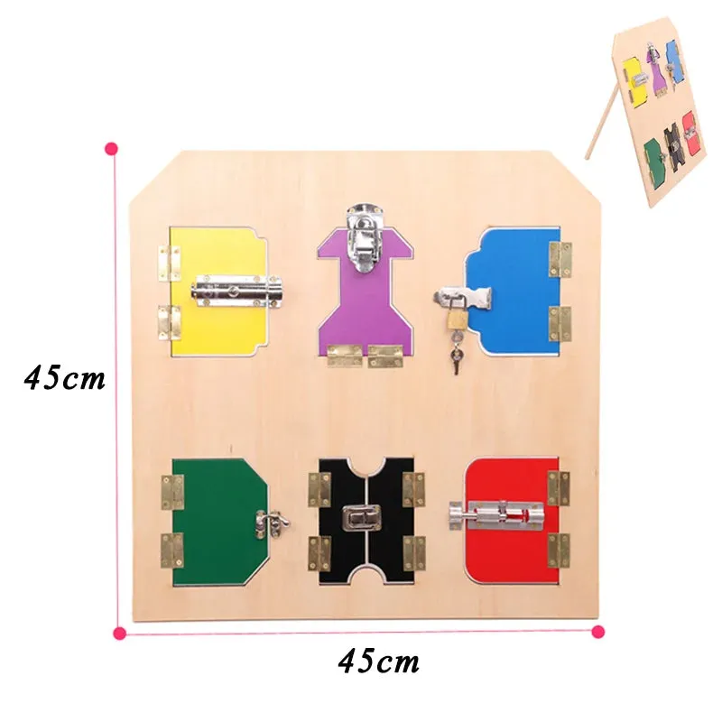 Mo100 - Montessori locks board