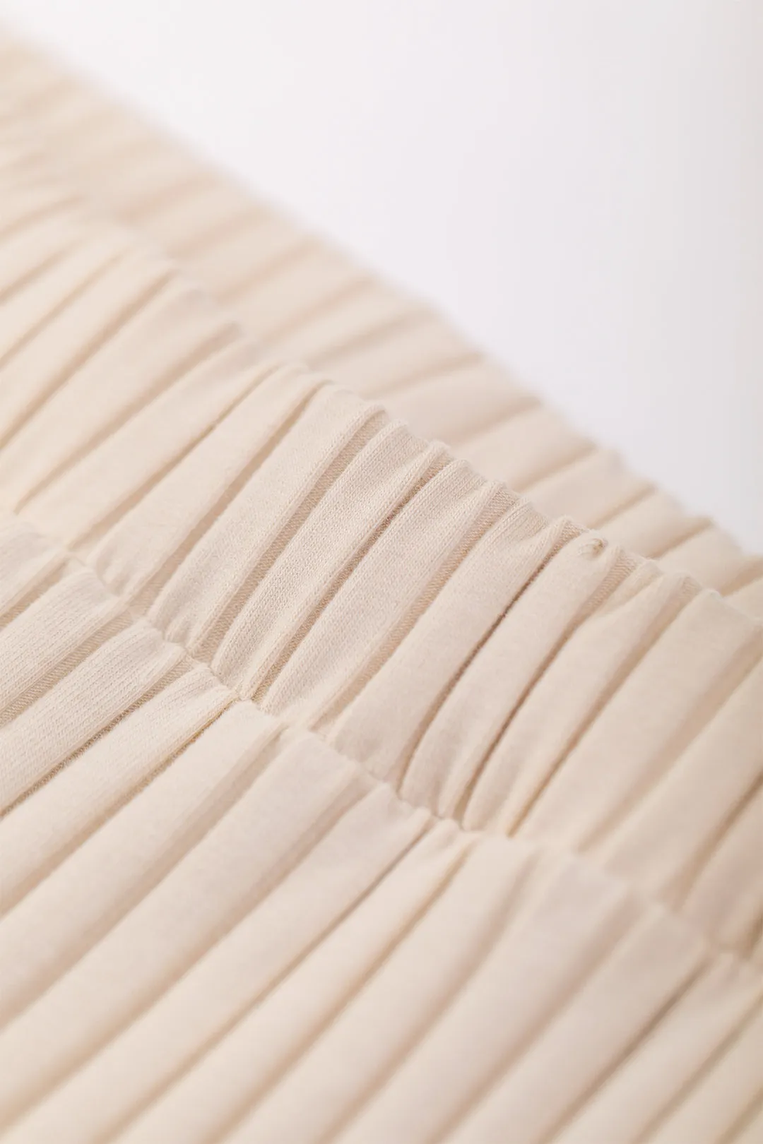 ribbed cotton pants - summer sand