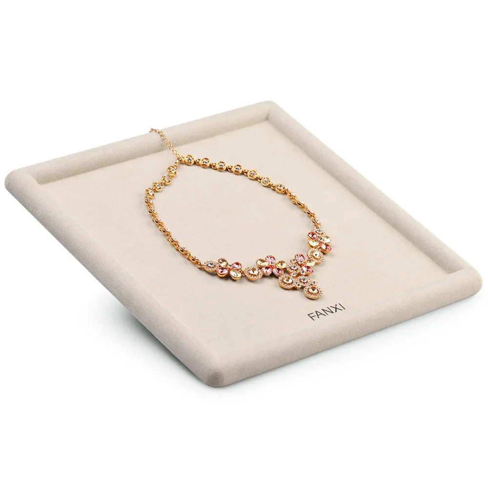 Square Microfiber Jewelry Tray P070