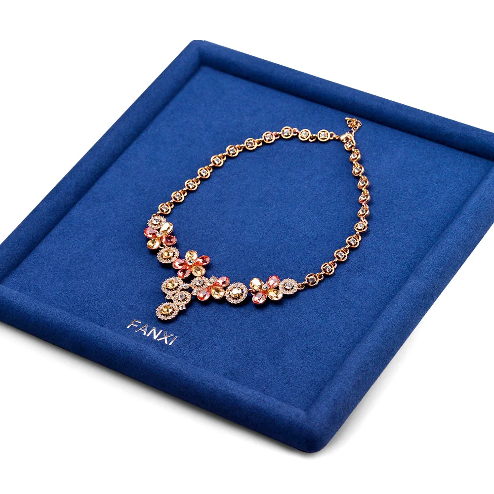 Square Microfiber Jewelry Tray P070
