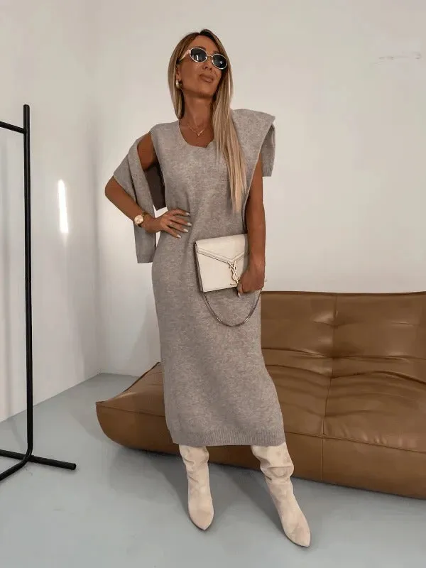 Warm Dress - Turtleneck Sweater