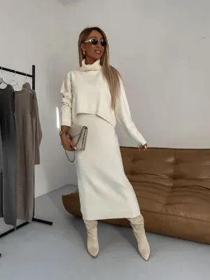 Warm Dress - Turtleneck Sweater