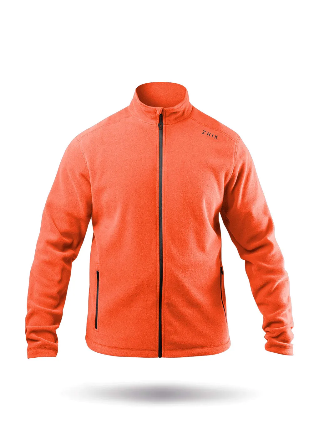 Zhik Mens Flame Red Full Zip Fleece Jacket